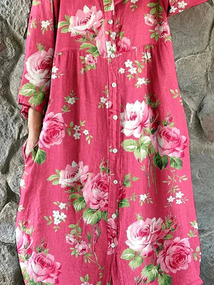 Nira | Art Floral Dress