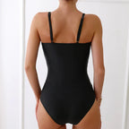 Leona | Your elegant tummy-control monokini in black