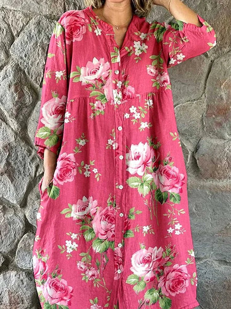 Nira | Art Floral Dress